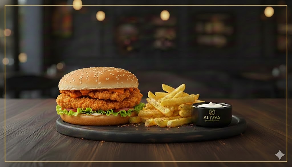 Alivya Cajun Burger